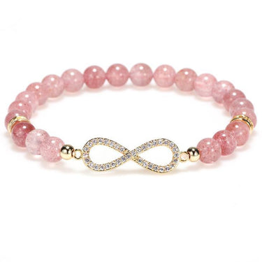 Natural Strawberry Quartz Positivity Healing Bracelet-Your Soul Place